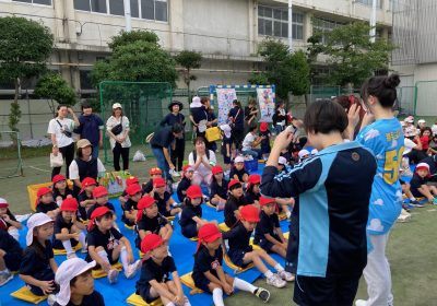 幼稚園の運動会の日にも